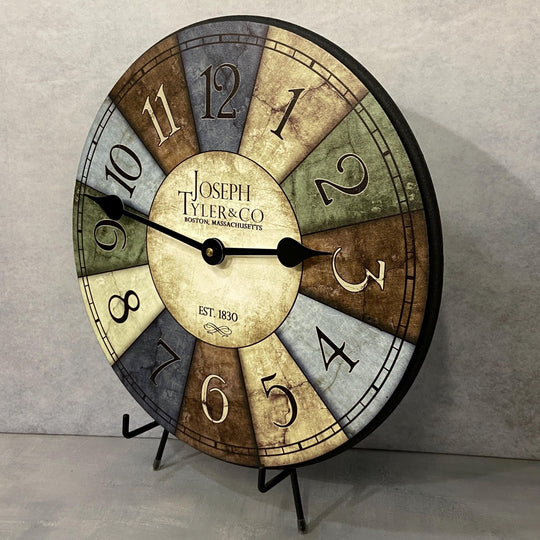 Le Belle Bleue Wall Clock - CustomBigClocks