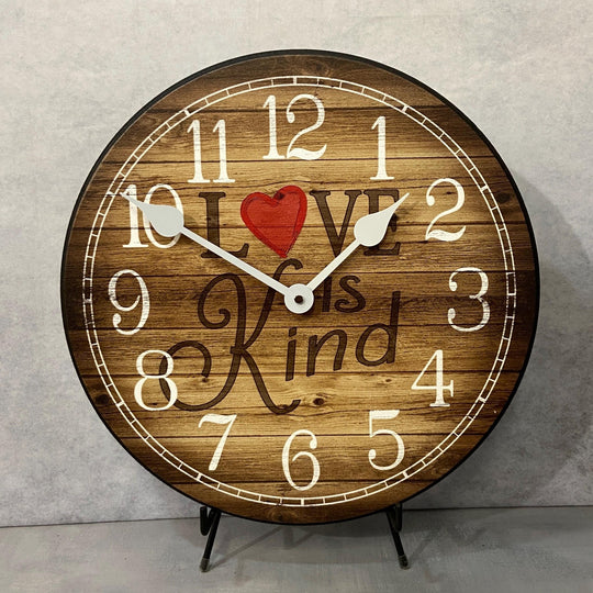 Love Is Kind Wall Clock - CustomBigClocks
