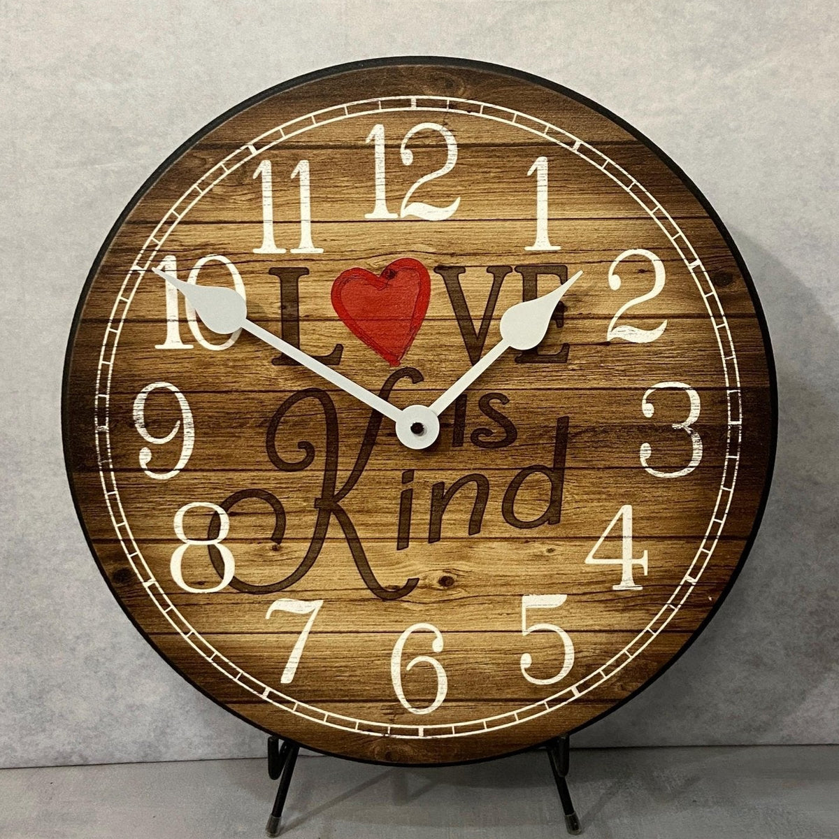 Love Is Kind Wall Clock - CustomBigClocks