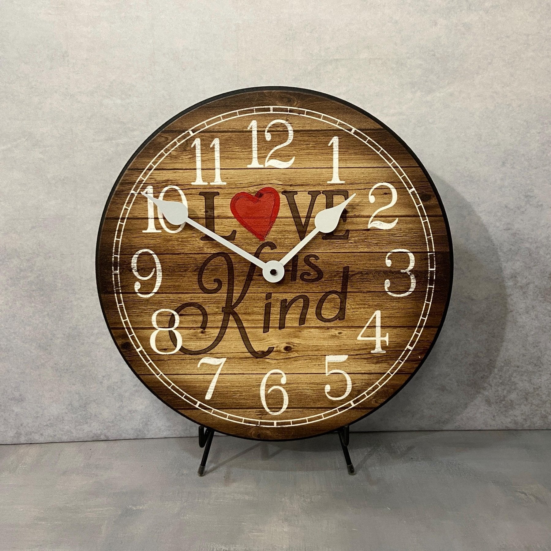 Love Is Kind Wall Clock - CustomBigClocks