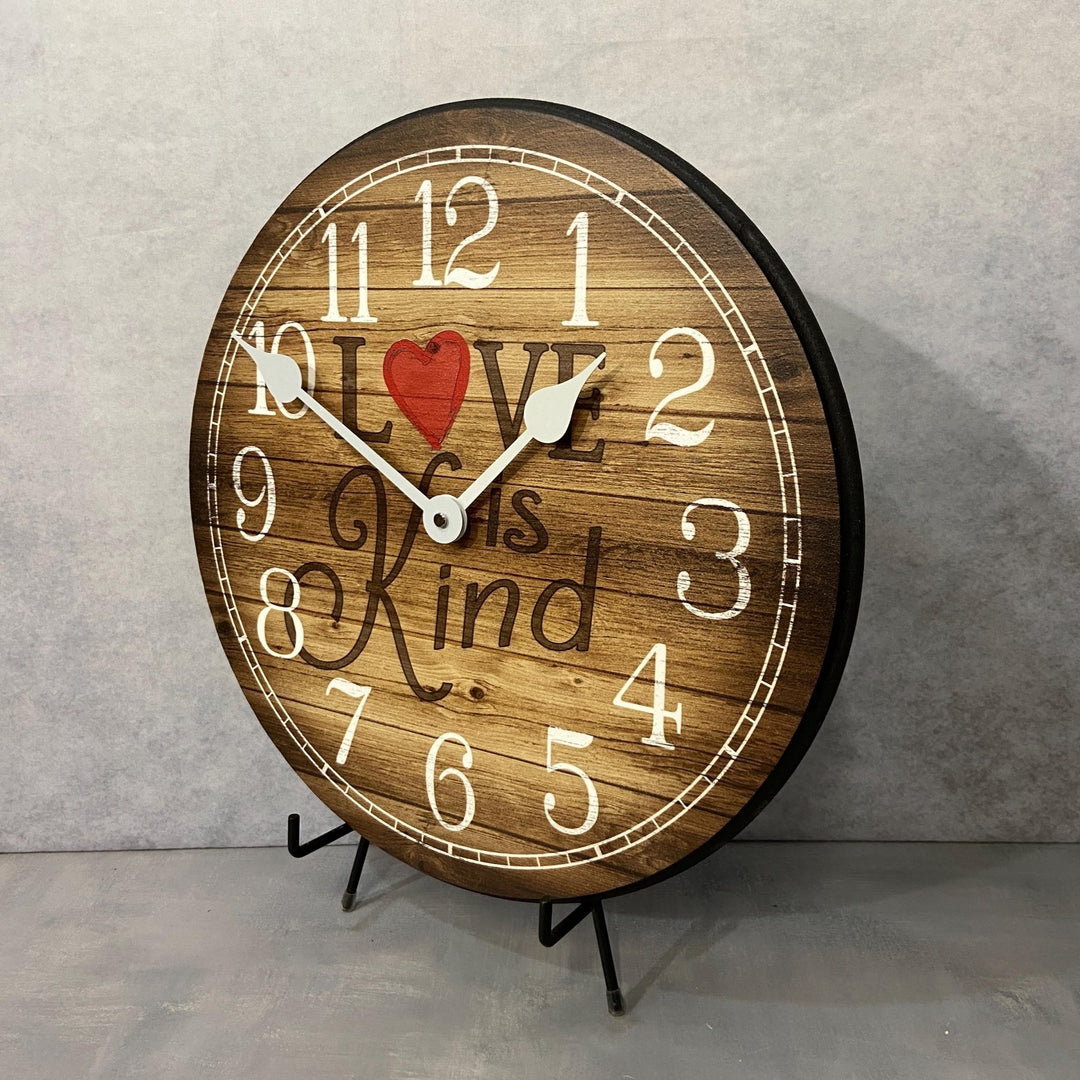Love Is Kind Wall Clock - CustomBigClocks