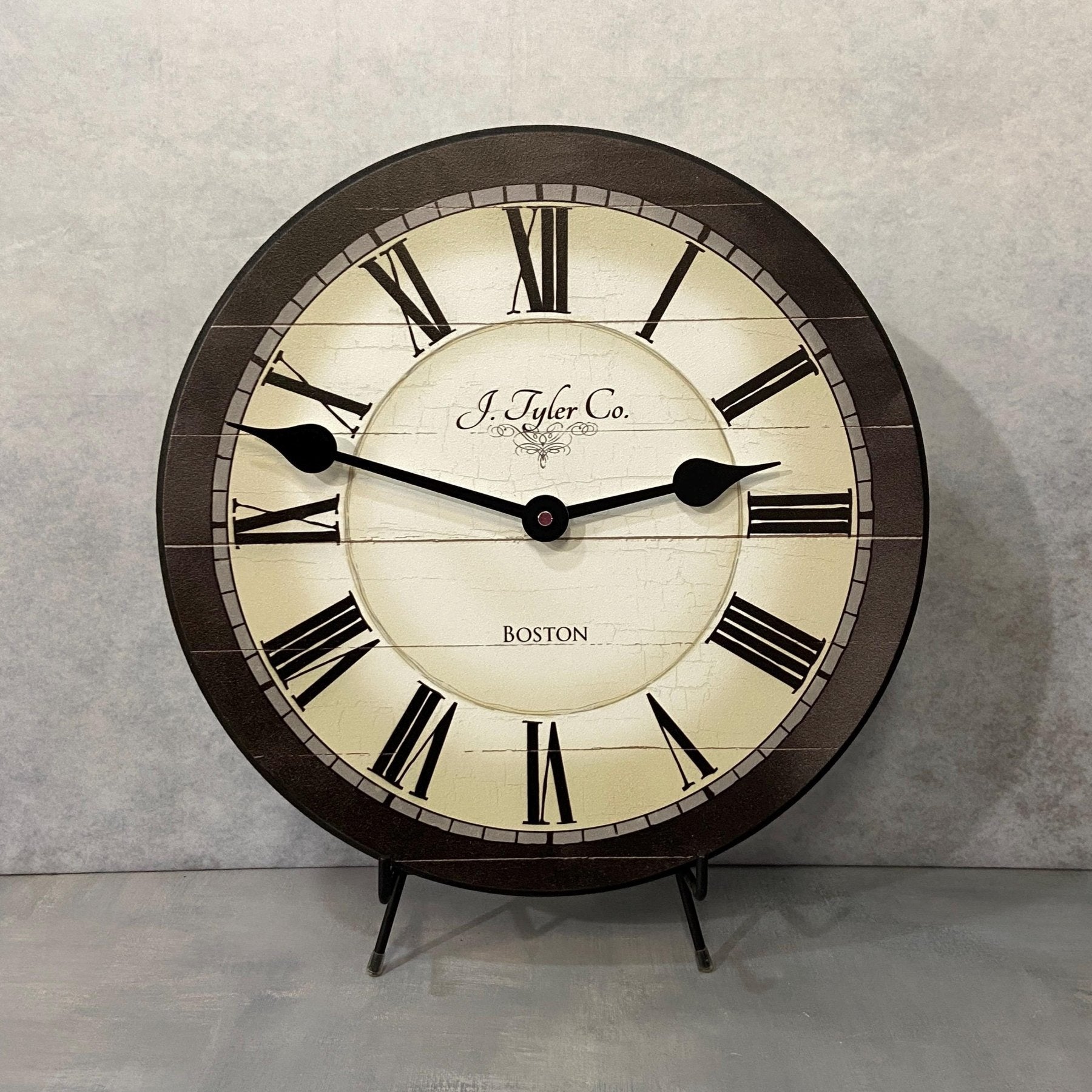 Carolina Gray Wall Clock - CustomBigClocks