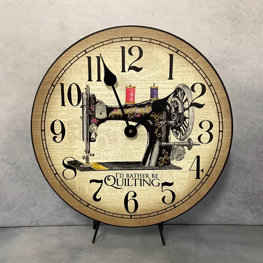 Sewing Room Wall Clock - CustomBigClocks
