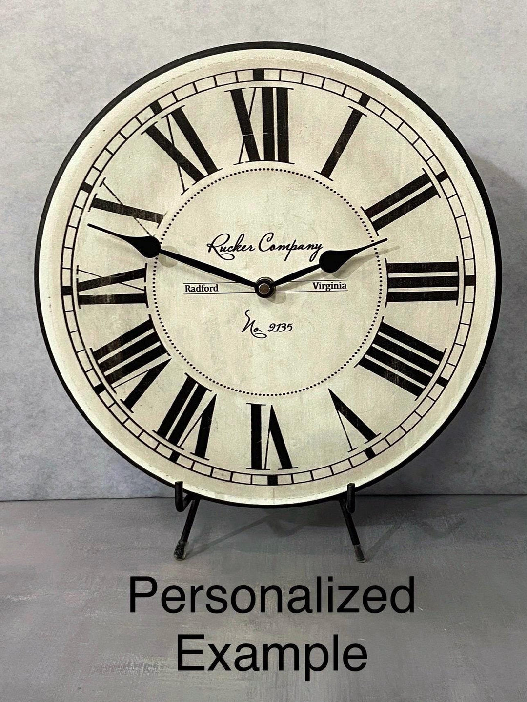 Parson Ivory White Wall Clock - CustomBigClocks
