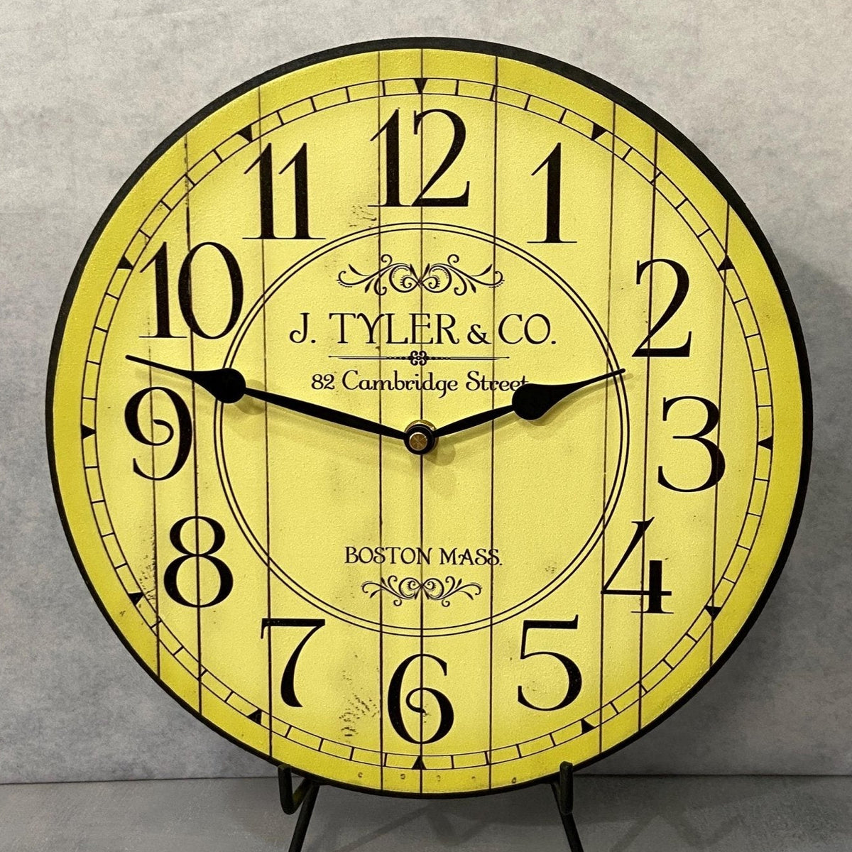 Harbor Yellow Wall Clock - CustomBigClocks