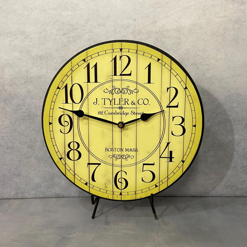 Harbor Yellow Wall Clock - CustomBigClocks