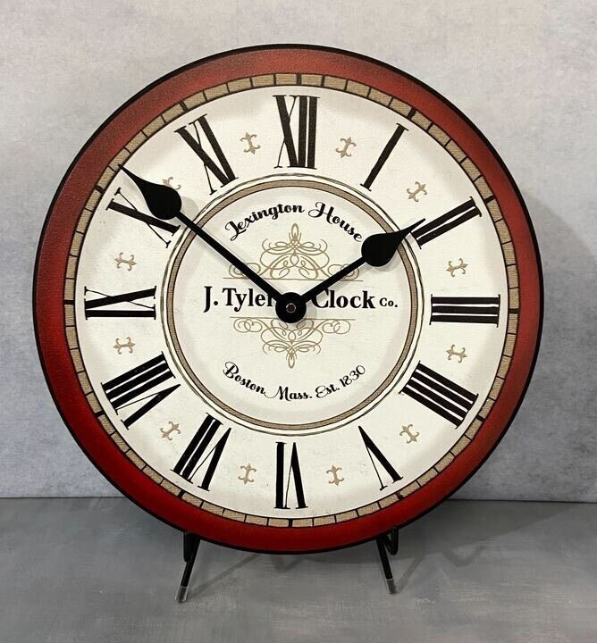 Vermont Red Wall Clock - CustomBigClocks