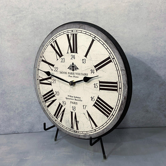 Hotel Paris Voltaire Wall Clock - CustomBigClocks