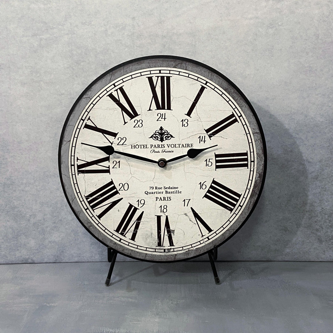 Hotel Paris Voltaire Wall Clock - CustomBigClocks