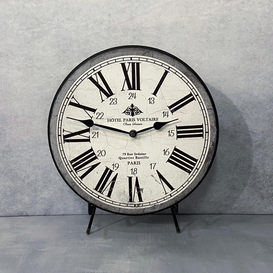 Hotel Paris Voltaire Wall Clock - CustomBigClocks