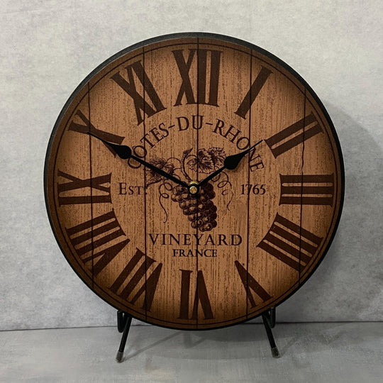 Wine Barrel Lid Clock - CustomBigClocks