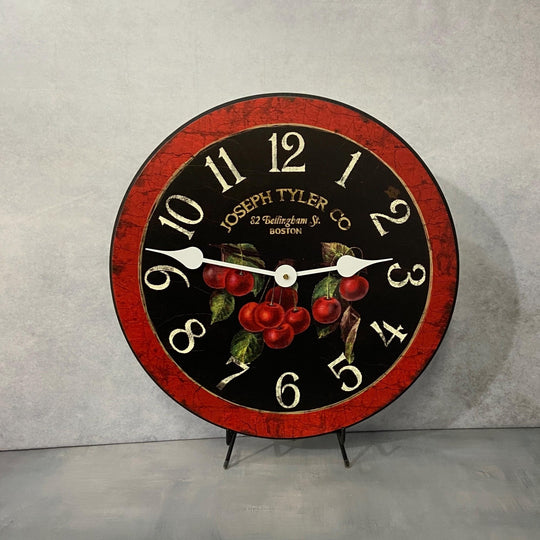 Cherries Wall Clock - CustomBigClocks