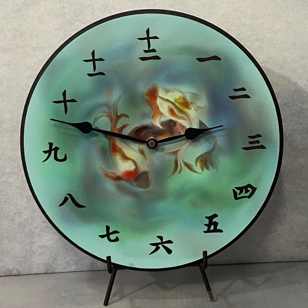 Japanese Koi Wall Clock - CustomBigClocks