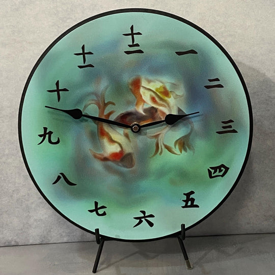 Japanese Koi Wall Clock - CustomBigClocks