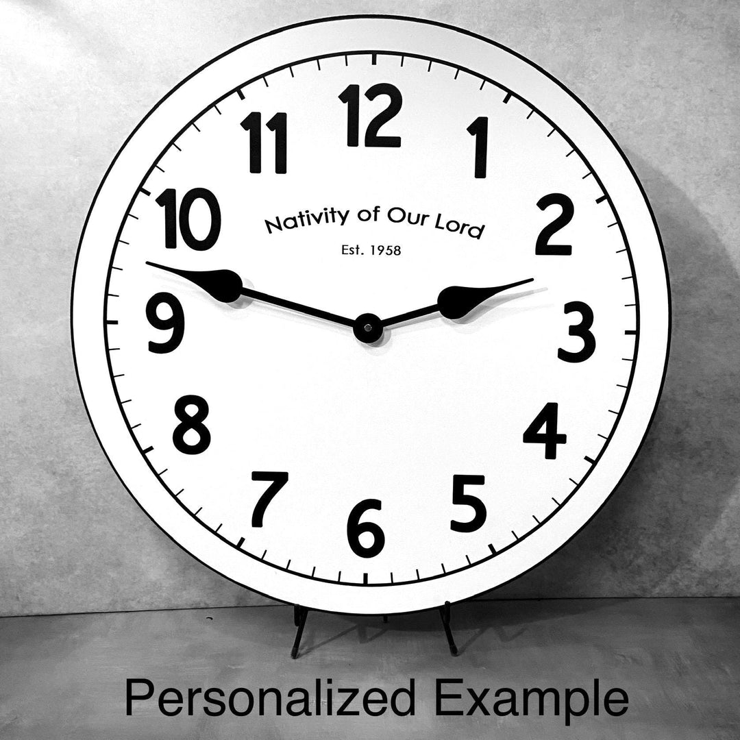 Telegraph Wall Clock - CustomBigClocks