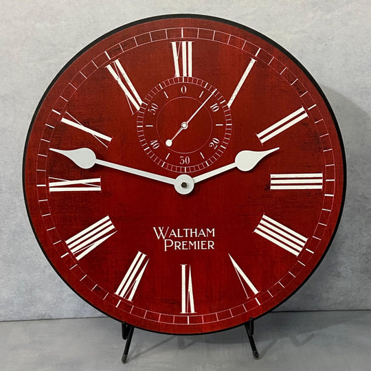 Alston Red Clock - CustomBigClocks