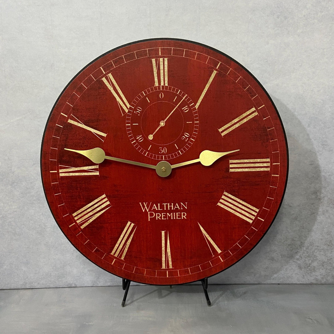 Alston Red Clock - CustomBigClocks