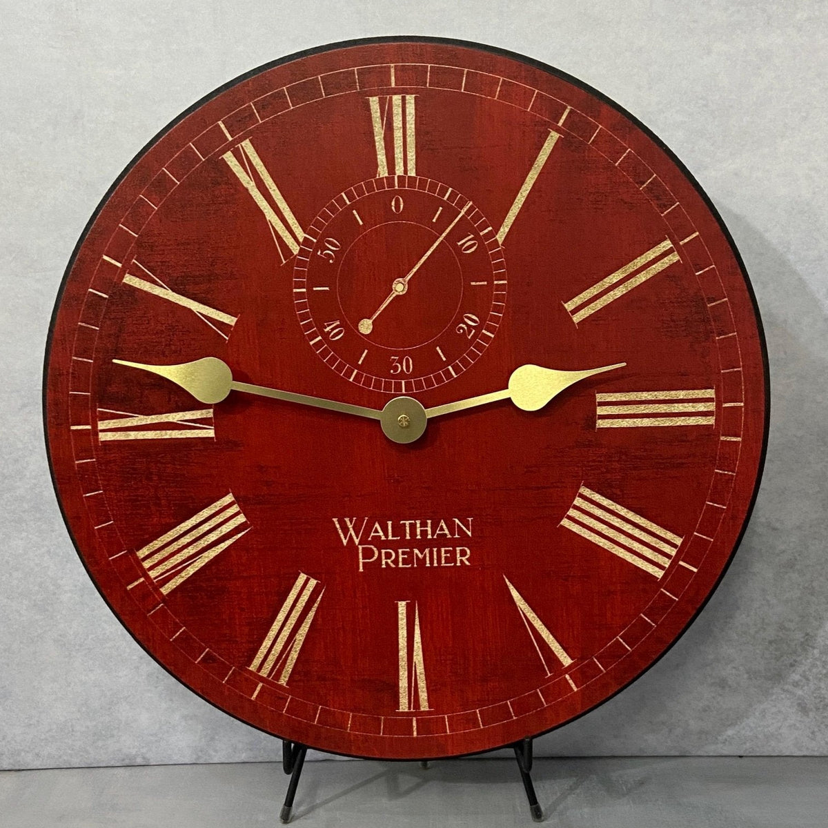 Alston Red Clock - CustomBigClocks