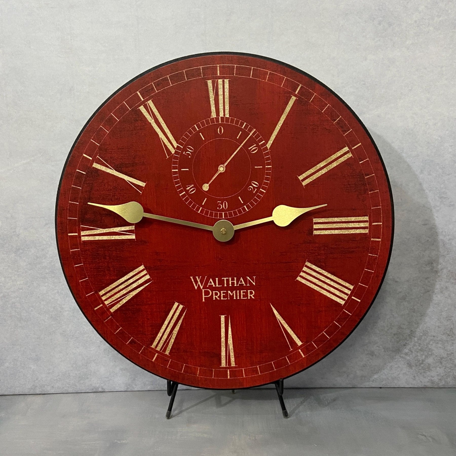 Alston Red Clock - CustomBigClocks