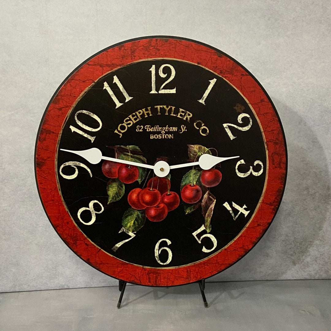 Cherries Wall Clock - CustomBigClocks