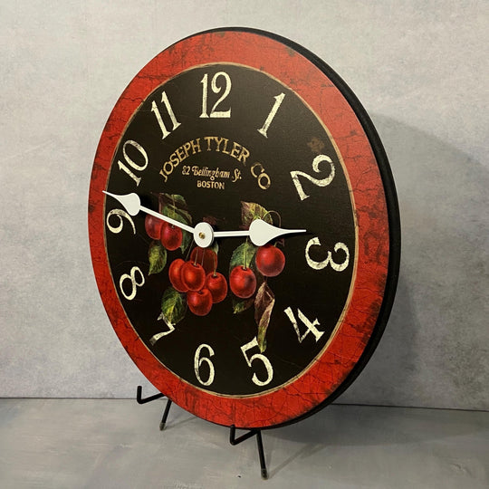 Cherries Wall Clock - CustomBigClocks
