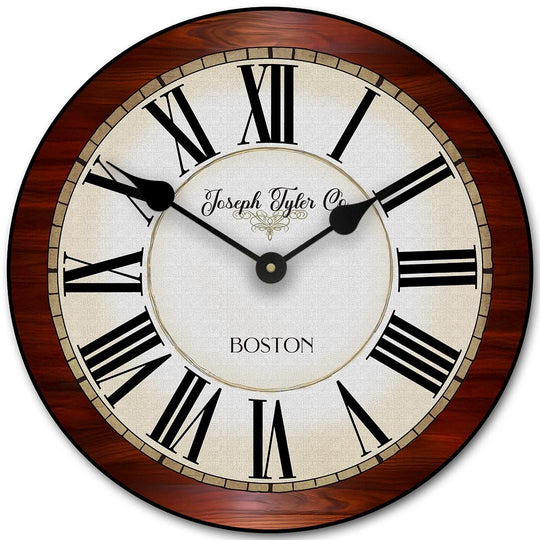 Cherry Wood Wall Clock - CustomBigClocks