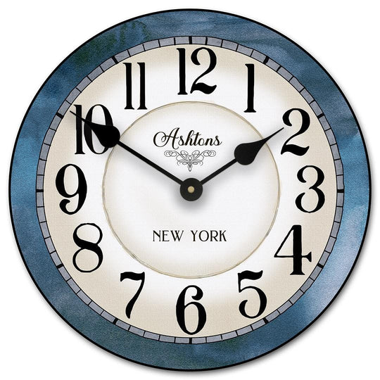 Carolina Blue Wall Clock (non distressed) - CustomBigClocks