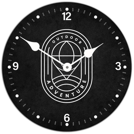 Modern Logo Wall Clock - CustomBigClocks