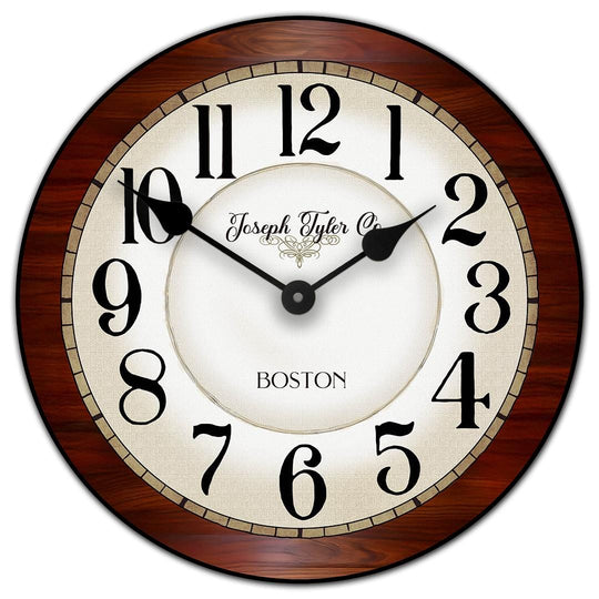 Cherry Wood Wall Clock - CustomBigClocks