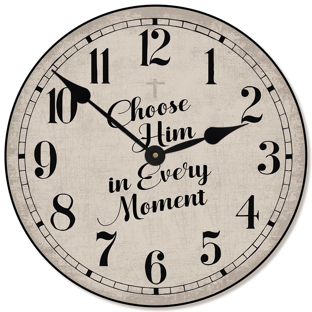 Choose Him Wall Clock - CustomBigClocks