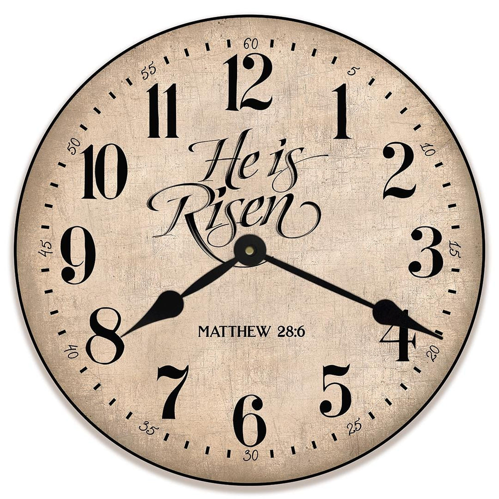 He Is Risen Wall Clock - CustomBigClocks