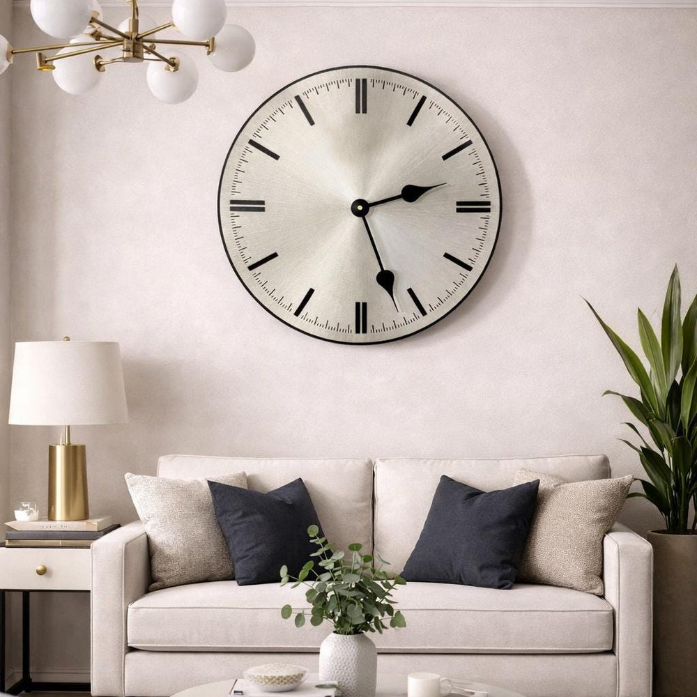 Sunburst Modern Clock - CustomBigClocks