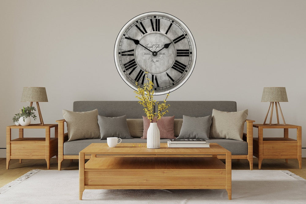 Parson Gray Wall Clock - CustomBigClocks