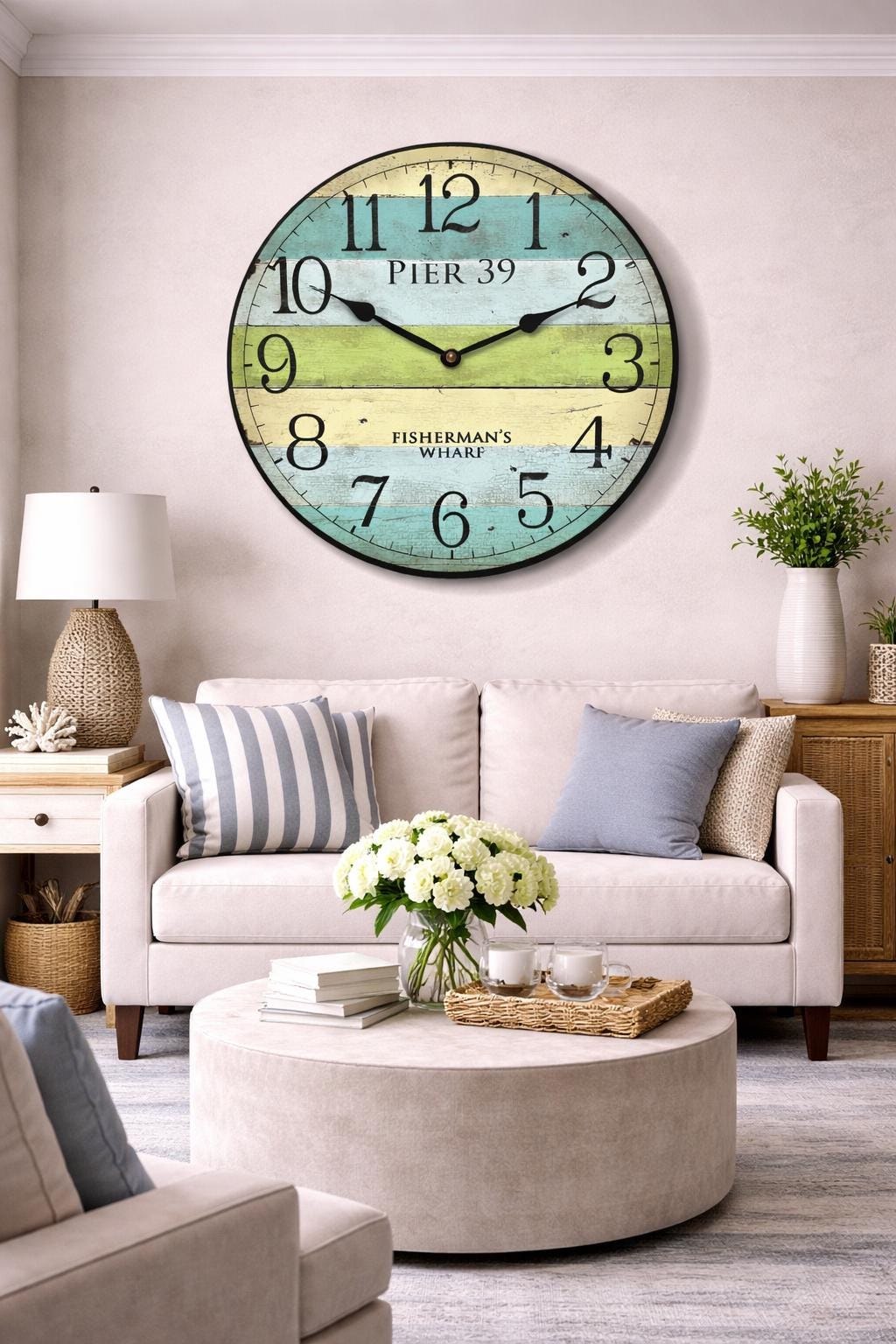 Pier 39 Wall Clock - CustomBigClocks