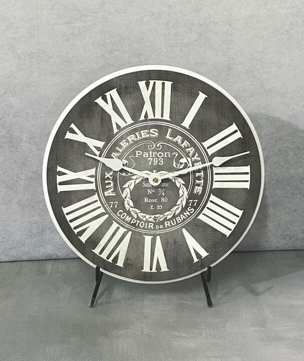 Galeries Gray Wall Clock - CustomBigClocks