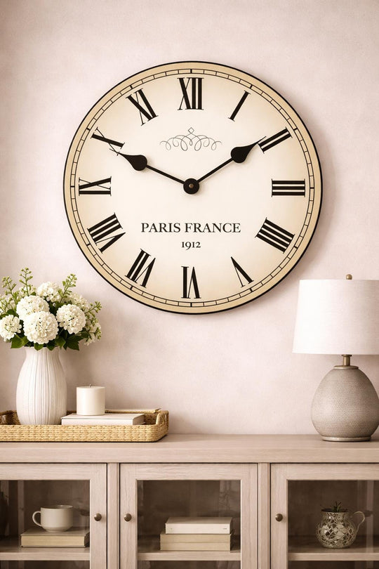 Paris Wall Clock - CustomBigClocks