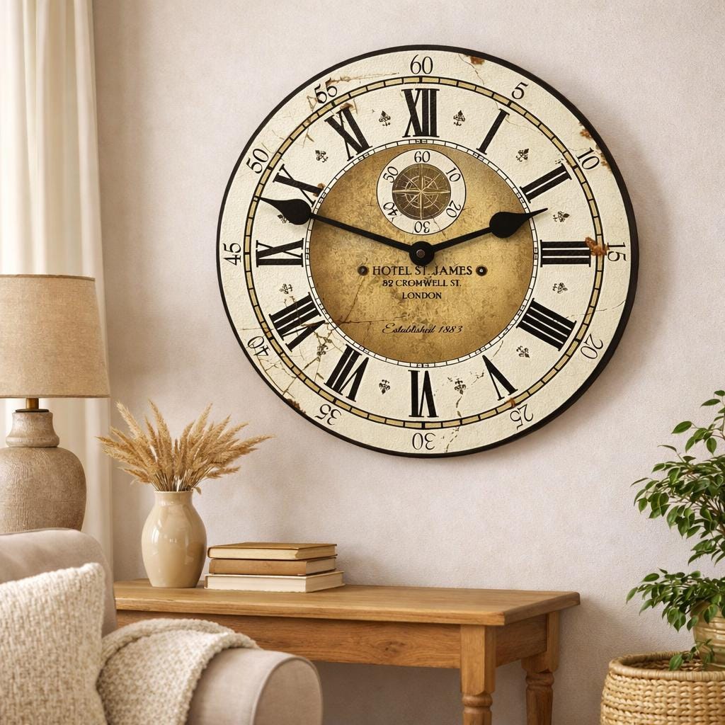 Hotel St. James Wall Clock - CustomBigClocks