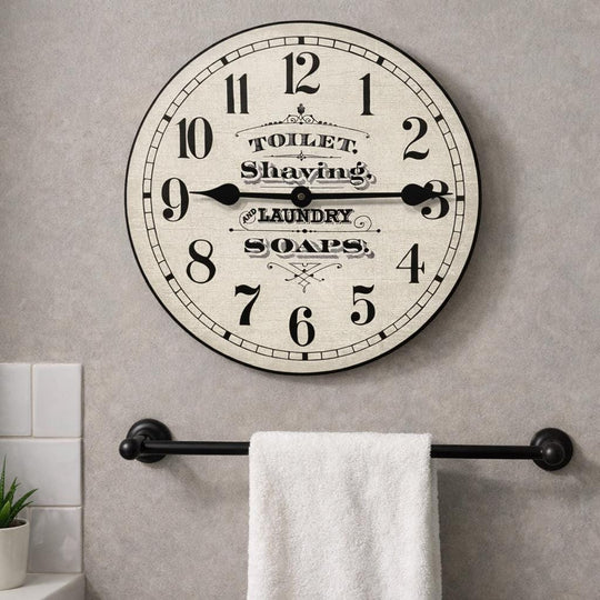 Bathroom Wall Clock - CustomBigClocks