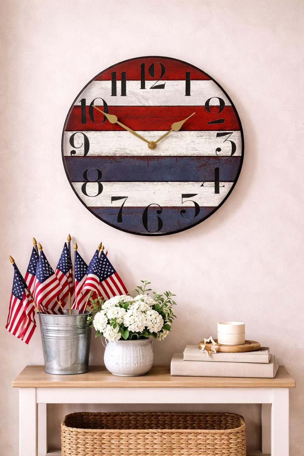 Patriotic Clock - CustomBigClocks