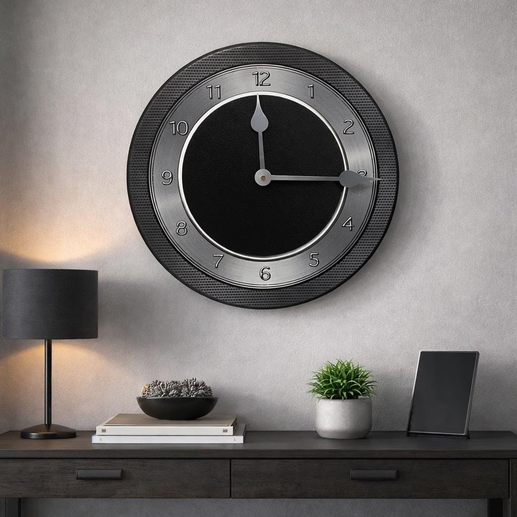 Heavy Metal Wall Clock 2 - CustomBigClocks