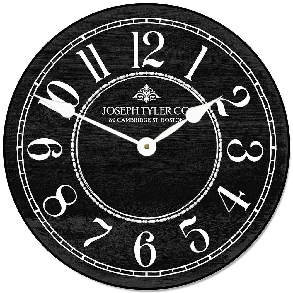Black & White Wall Clock - CustomBigClocks