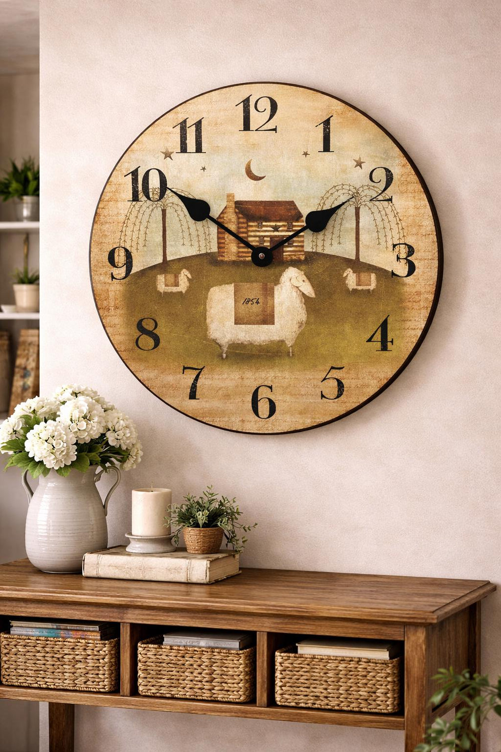 Americana Wall Clock - CustomBigClocks