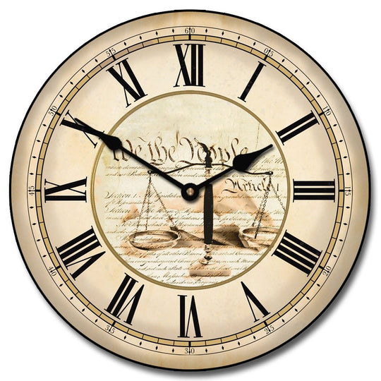 Constitution Wall Clock - CustomBigClocks