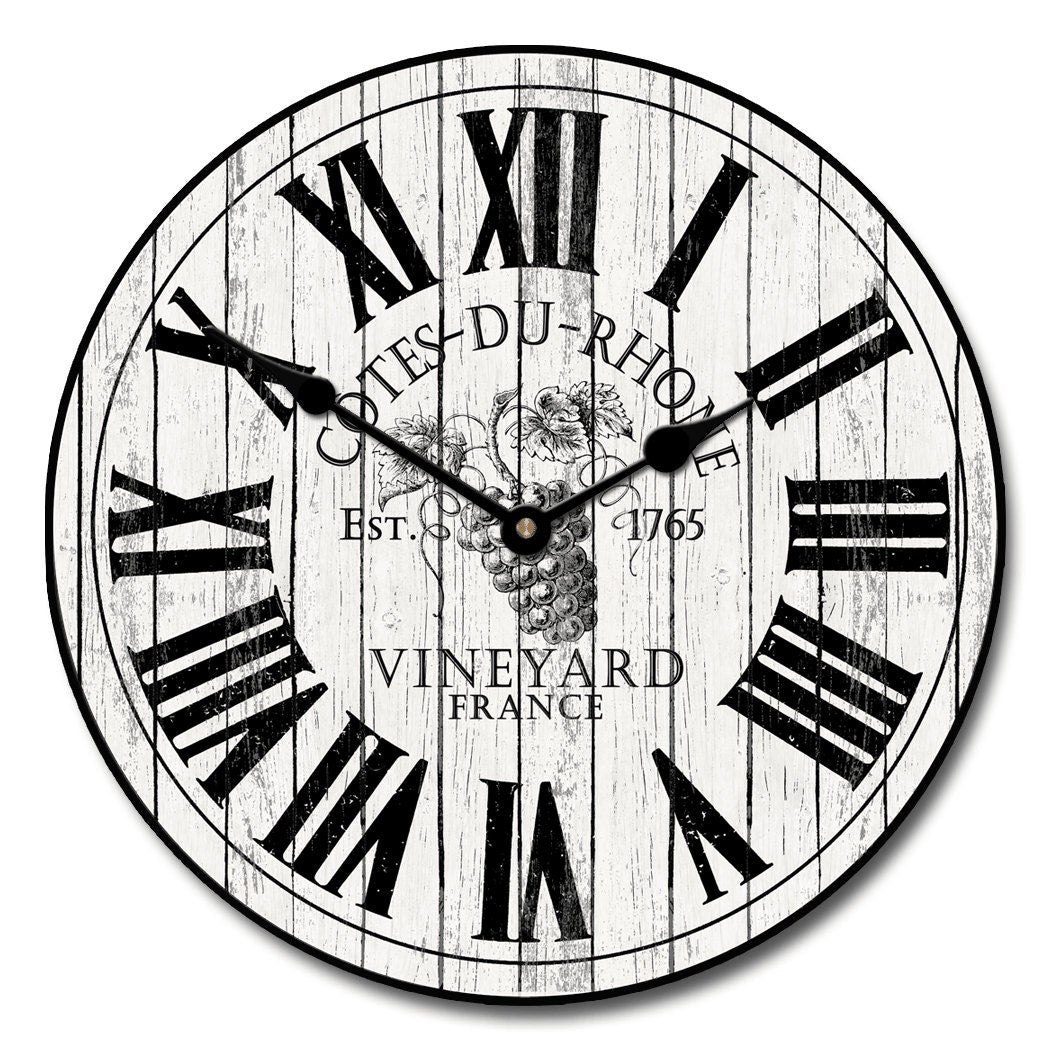 Wine Barrell Lid Clock 2 - CustomBigClocks