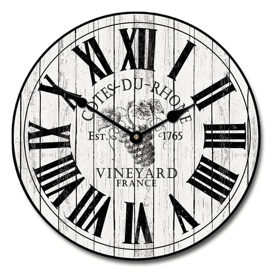 Wine Barrell Lid Clock 2 - CustomBigClocks