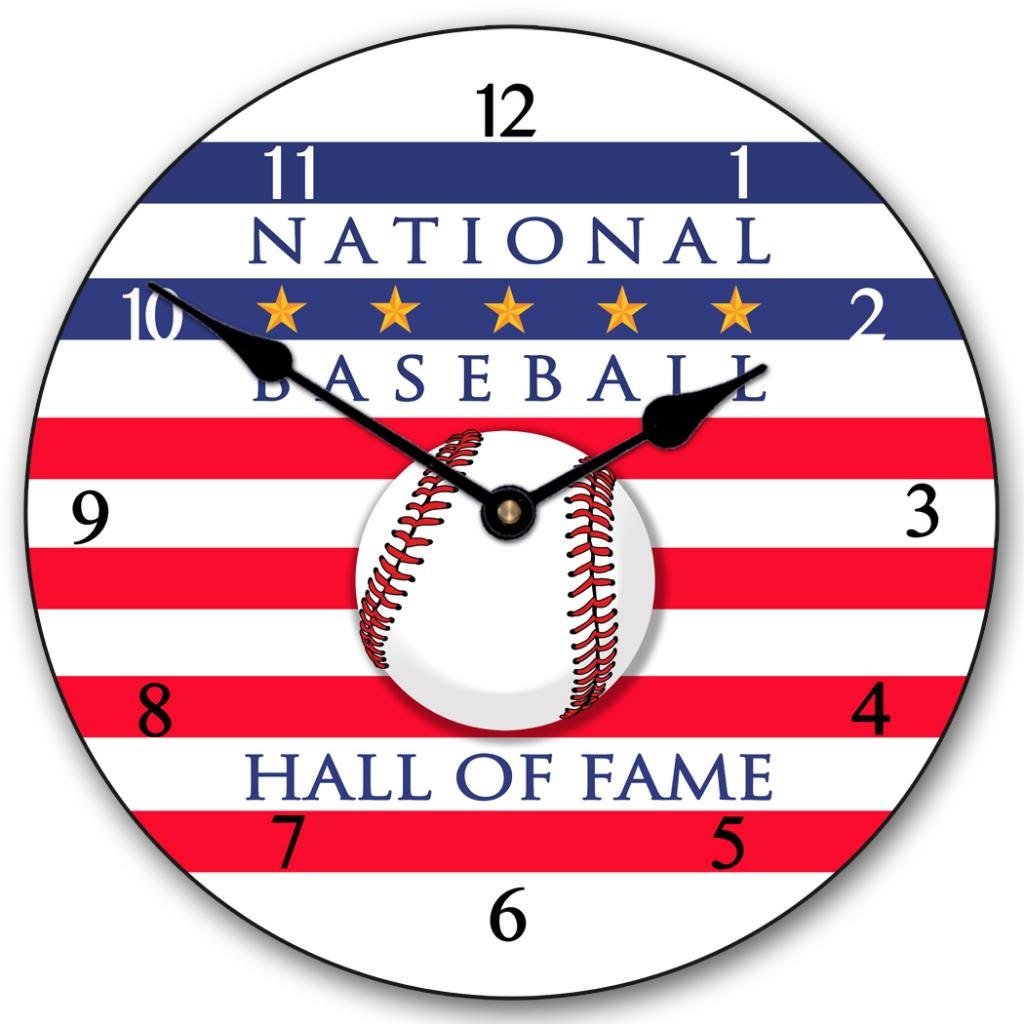 Baseball Hall Of Fame Wall Clock - CustomBigClocks
