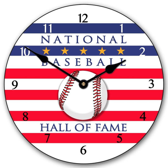 Baseball Hall Of Fame Wall Clock - CustomBigClocks