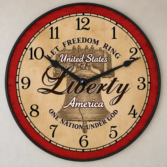 Liberty Bell Wall Clock