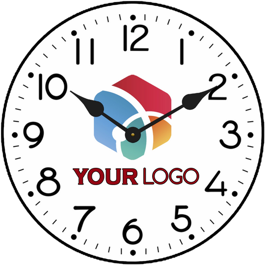 Logo Clocks wall clock, 10 inch