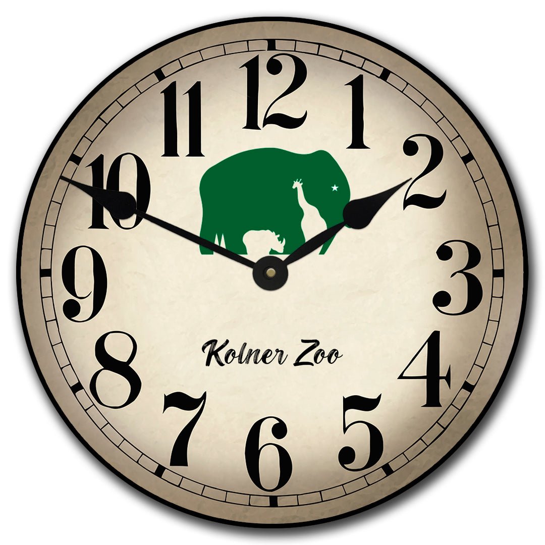 Neutral Logo Clock - CustomBigClocks